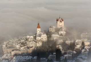 Schloss Thun im Winter