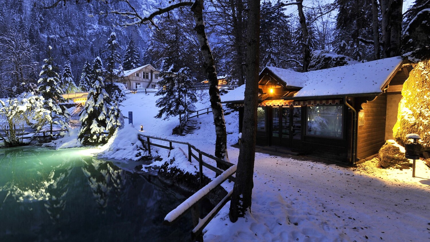Blausee im Winter 2
