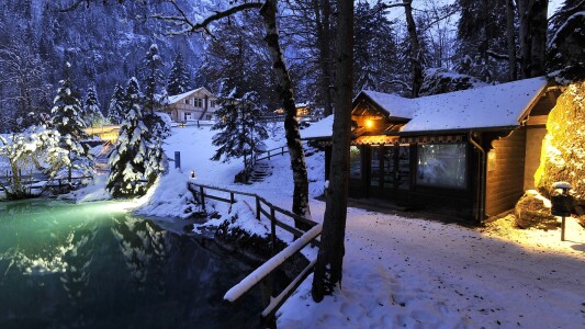 Blausee im Winter 2