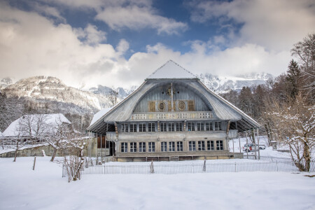 Freilichtmuseum Ballenberg Winter 2