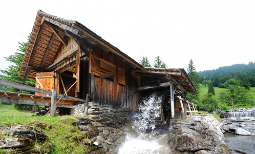 Historische Säge Schwarzwald im Reichenbachtal