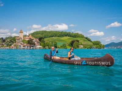 Ausflug mit dem Kanu auf dem Thunersee