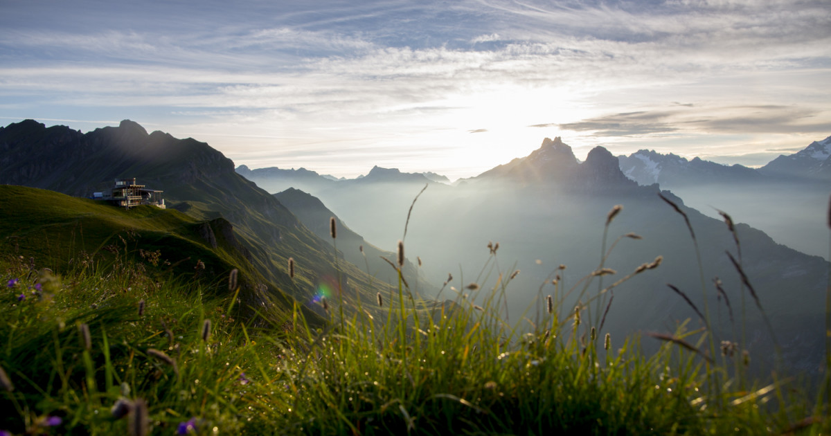Alpen tower Meiringen-Hasliberg / Wonderful panoramic view / Berner ...