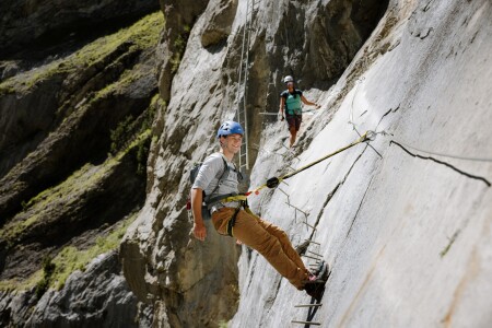 Klettersteig Kandersteg Allmenalp Anja Zurbruegg TourismusAdelboden Lenk Kandersteg 3
