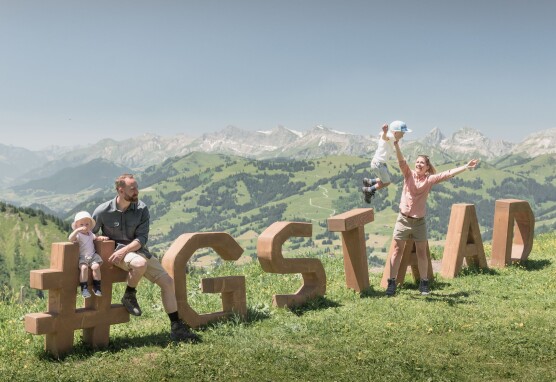 Bergbahnen Gstaad Wandern Familie Kinder
