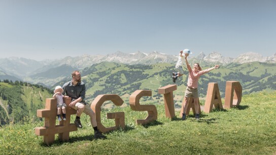 Bergbahnen Gstaad Wandern Familie Kinder