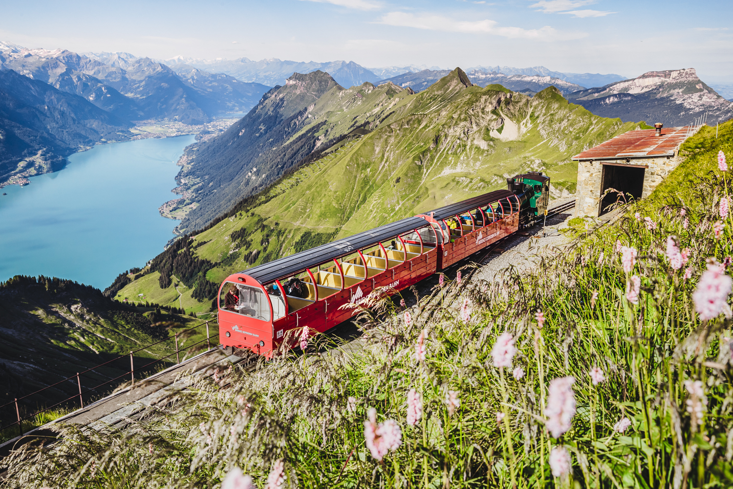 2021 Brienzer Rothorn Bergstation Aussicht Brienzersee