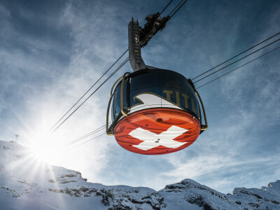 Titlis Rotair c Titlis Bergbahnen Fotograf Roger Gruetter