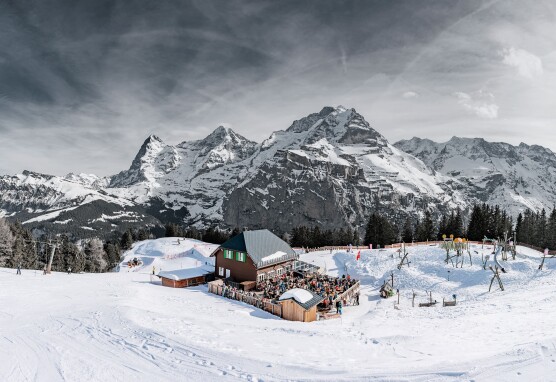 Allmendhubel Restaurant im Winter