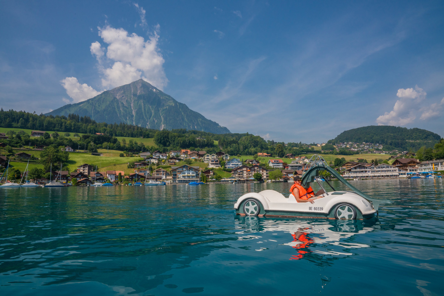 Pedaloausflug auf dem Thunersee