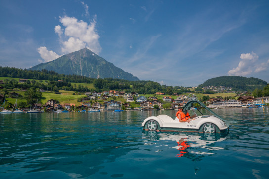 Pedaloausflug auf dem Thunersee