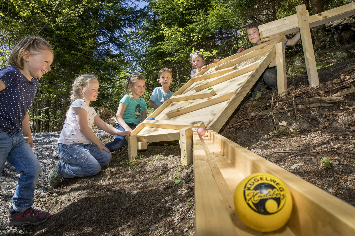 2021 Kinder wandern Kugelweg Meiringen Hasliberg