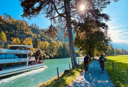 Interlaken ebike tour river trail