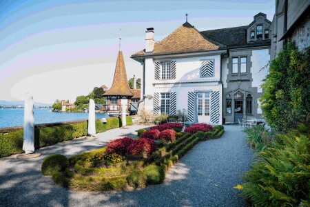 Schlossterrasse Schloss Oberhofen